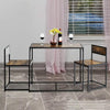 Dining Table for 2 Chairs Kitchen Furniture Set Space Saving Breakfast Table UK