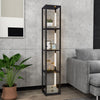 Floor Lamp with Shelves Tall standing Light with 3-Levet Dimmable LED Bulbs
