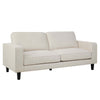 Dusk Soho Beige Linen Look 3 Seater Sofa RRP £899