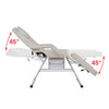 Massage Chair Bed Adjustable Beauty Spa Table for Salon Parlour White / Black