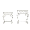 2 Pack 2 Tiers Metal Plant Stand Multiple Planter Rack Flower Display Home Decor