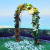 Metal Wedding Arch Trellis Garden Arbor for Climbing Plants Floral Decor