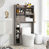 Over The Toilet Storage Cabinet Bathroom Organizer Toilet Rack-Grey