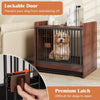 Industrial Doge Kennel Indoor Pet House End Table Small Medium Sized Dog
