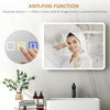 Bluetooth Bathroom Mirror with Touch Control, LED Lights, Wall Mounted