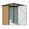 Garden Outdoor Metal Shed Steel Frame Storage Bike Tool Sheds with Lockable Door