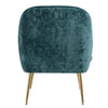 Velvet Scallop Shell Back Tub Chair Armchair Dressing Sofa Stool Bedroom Lounge