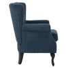Chesterfield Chenille Wingback Tub Armchair Cuddle Chairs Cushioned Leisure Sofa