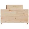 Bed Frame with Headboard 90x200 Solid Wood Pine E1W6