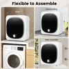 Front Load Tumble Electric Dryer Machine Apartment RV 800W Compact Laundry Dyer