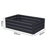 Galvanized Outdoor Garden Raised Baskets Vegetable/Herb/Flower Grow Bed Planter