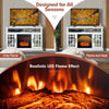 Fireplace TV Stand for TVs up to 55 Inches With 1400W Electric Fireplace Insert