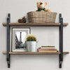 Solid Floating Wall Shelves Entryway Photo DVD CD Clock Storage Decorative Displ