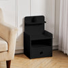 Telephone Bedside Table Cabinet Nightstand Side End Drawer Shelf Storage Bedroom