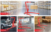 2 Ton Hydraulic Folding Engine Crane Hoist Lift Stand 2000kg Garage Workshop Red