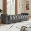 Super Soft 3 Seater Sofa Bed Sleeper Sofa Hidden Storage Ottoman Sofabed +Pillow