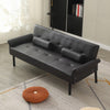 3 Seater Click Clack Sofa Bed Recliner Settee Couch Sofabed with Bloster Pillows