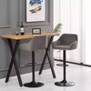 2x Bar Stools Breakfast Comfortable Swivel Gas Lift Kitchen Stool Leather Chairs