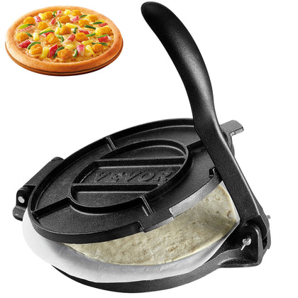 10 Inch Tortilla Press Chapati Maker Roti Dough Maker Heavy Duty Cast Iron