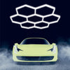 Led Hexagon Lights Customize 7 Grid System Honeycomb Light for Garage Home Lamp