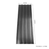 Black Carport Corrugated Profile Shed Galvanized Metal Roofing Sheet Panel 12pcs