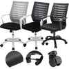 Computer Desk Chair Office Swivel Chair with High Mesh Back for Home Study Work