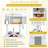Double-sided Pretend Kid’s Kitchen Playset 2-in-1 Wooden Cooking Role-Play Toy