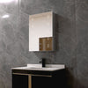 Bathroom Mirror Cabinet With LED Lights Shaver Socket Demister Illuminated 700mm