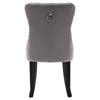 Set of 4 Velvet Dining Chairs High Back Wooden Legs for Home Dining Room Kitchen