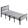 Extra Guest Bed Single Size Platform Folding Bed Frame Hotel Apartment Office Uk