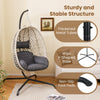 Heavy Duty Metal Hammock Stand with 360° Rotation (Black Stand Only)