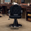 Rolling Swivel Salon Stool Chair with Back Support Adjustable Hydraulic Office