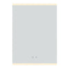 Illuminated LED Bathroom Mirror Cabinet with Shaver Socket Demister Touch Sensor