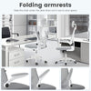 Mesh Home Office Chair Swivel Task Computer Desk Chair w/ Lumbar Support White
