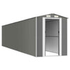 Garden Shed Light Grey 192x938x223 cm Galvanised Steel NEW