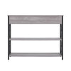 Wood Free Standing Hallway Console Table Living Room Shelf Display Drawer 3 Tier