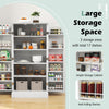 Kitchen Storage Cabinet Freestanding Buffet Cupboards Sideboard with 2 doors