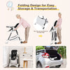 Folding Baby High Chair Convertible Infant Dining Chair Portable Highchair