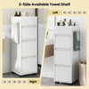 Bathroom Floor Cabinet Space-saving Bathroom Storage Cabinet w/3 Drawers