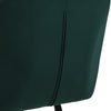 2X Green Velvet Bar Stools Kitchen Breakfast Stool Footrest 65 cm Padded Seat