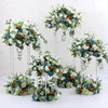 Set of 4 White Metal Flower Stand Pedestal Wedding Floral Display Rack DIY Decor