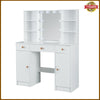 Dressing Table with 10 LED Lights Mirror Stool Bedroom Makeup Desk Vanity Set