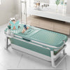 Folding Bathtub Water Tub Adult Children Kids Spa Soaking Sauna SPA Bath Tub Lid