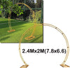 Large Moon Gate Wedding Party Walk Through Arch Frame Backdrop Garland Standing