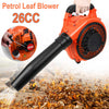 26cc Garden Yard Handheld Petrol Leaf Blower Powerful 2 Stroke Air Cooled Engine