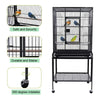 Large Bird Cage Parrot Cage with 4 Wheel Budgie Canary Finch Cockatoo Play Stand