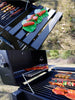 XXL Heavy Duty Barbeque Grill Charcoal Outdoor Garden BBQ Smoker Oven with Sides