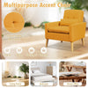 Yellow Mid Century Modern Accent Chair