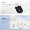 Electronic Smart Bidet Seat Heated Seat Warm Air Drying Self-cleaning Remote
