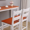 Breakfast Bar Table 2 X Stools Set Solid Pine Wood Kitchen Dining Chair